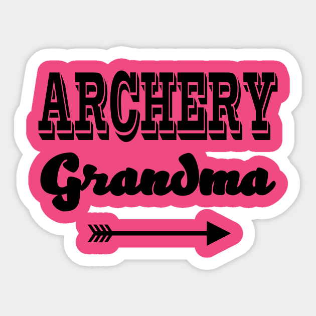 Archery Grandma Sticker by Teresa's Store 1